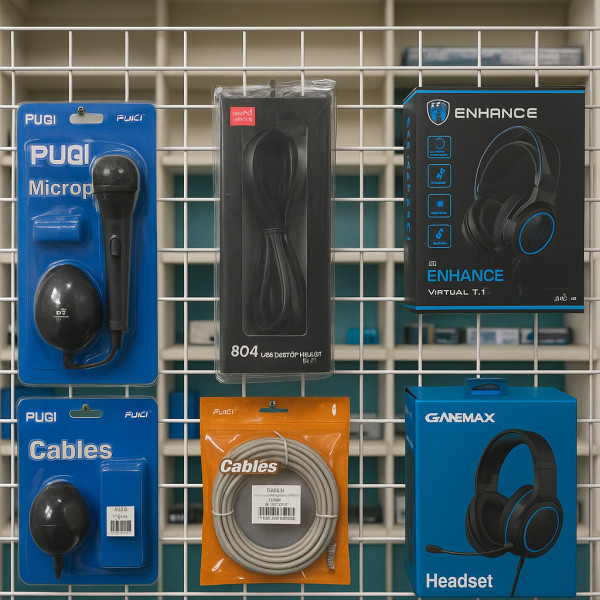 🎧 2. 聲音設備專區｜耳機・麥克風・直播與會議音訊配件