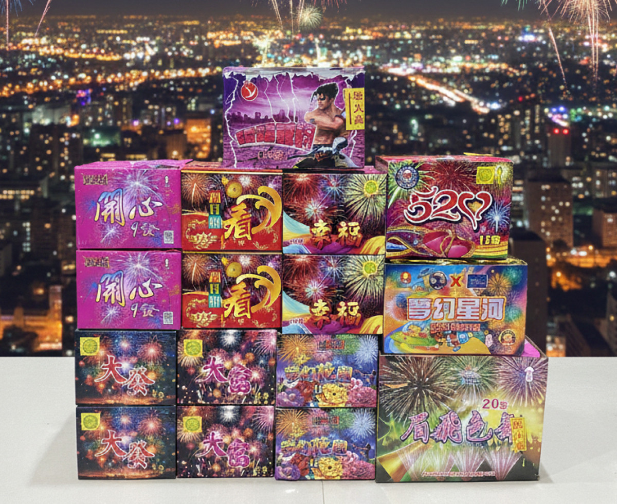 3000元盒裝升空煙火套餐 共16盒