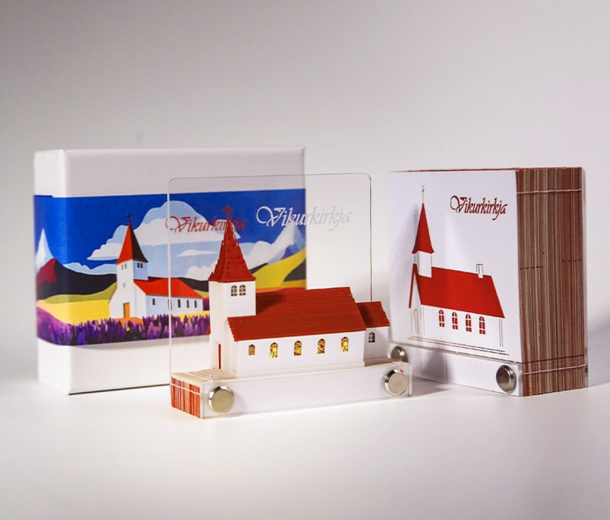 維克教堂 3D立體紙雕便簽