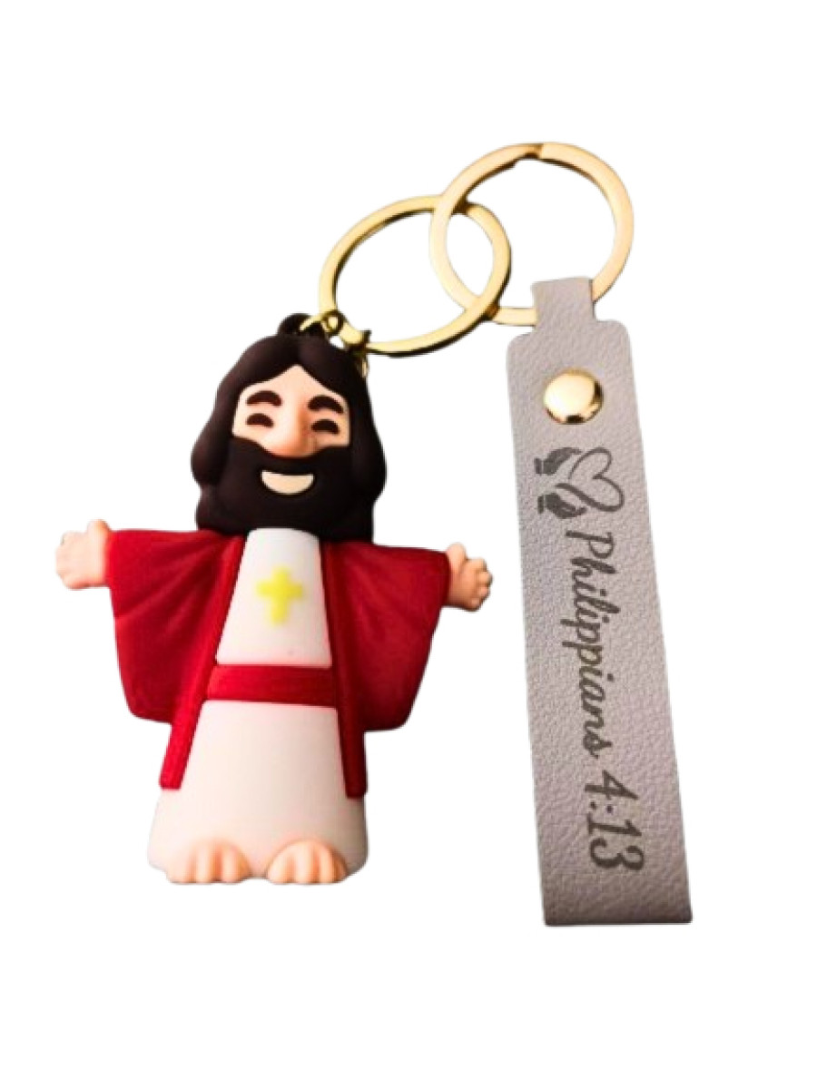 耶穌公仔鑰匙圈 套組