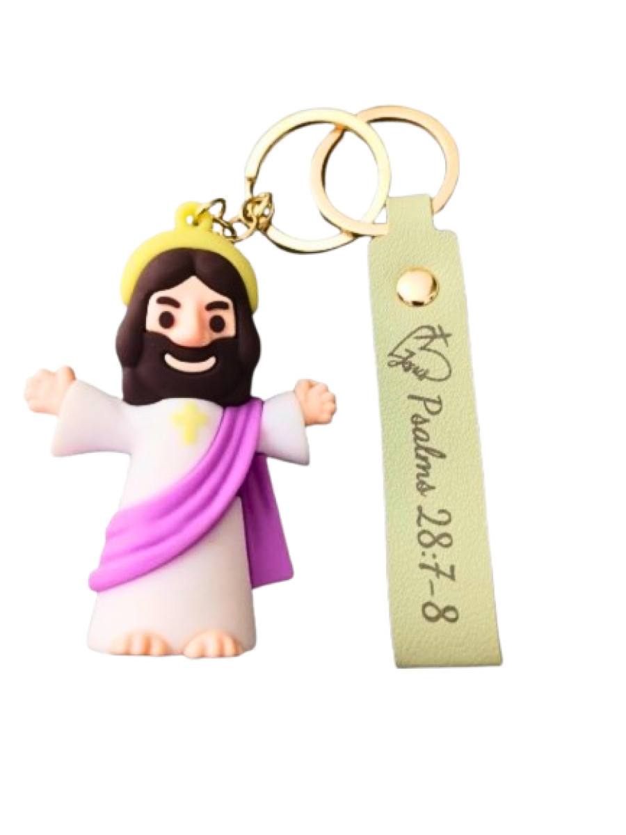 耶穌公仔鑰匙圈 套組