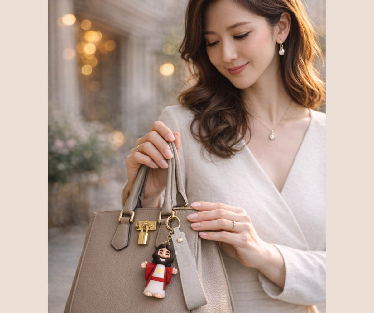耶穌公仔吊飾/鑰匙圈 套組