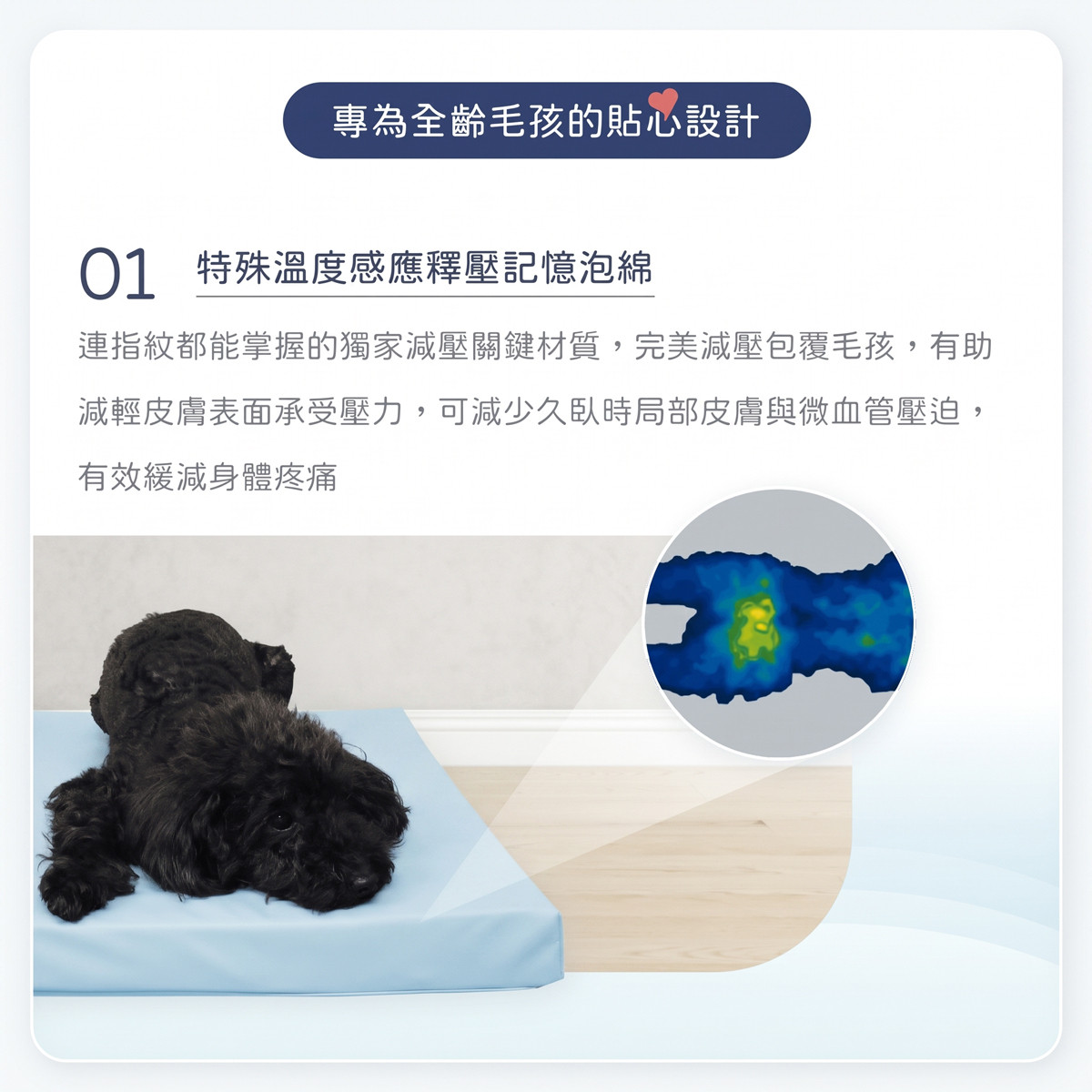 狗狗趴緩解舒適墊 ｜贈保潔墊乙條