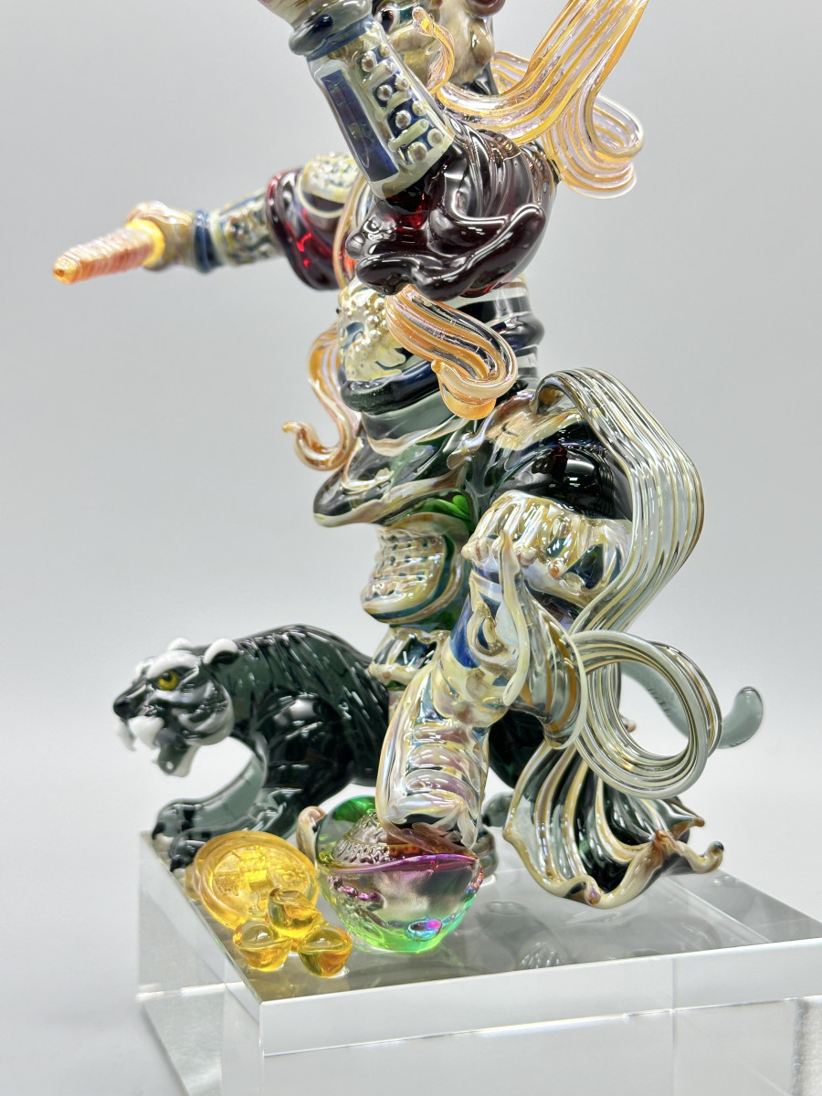 武財神趙公明與黑虎・鎮寶威財 M588