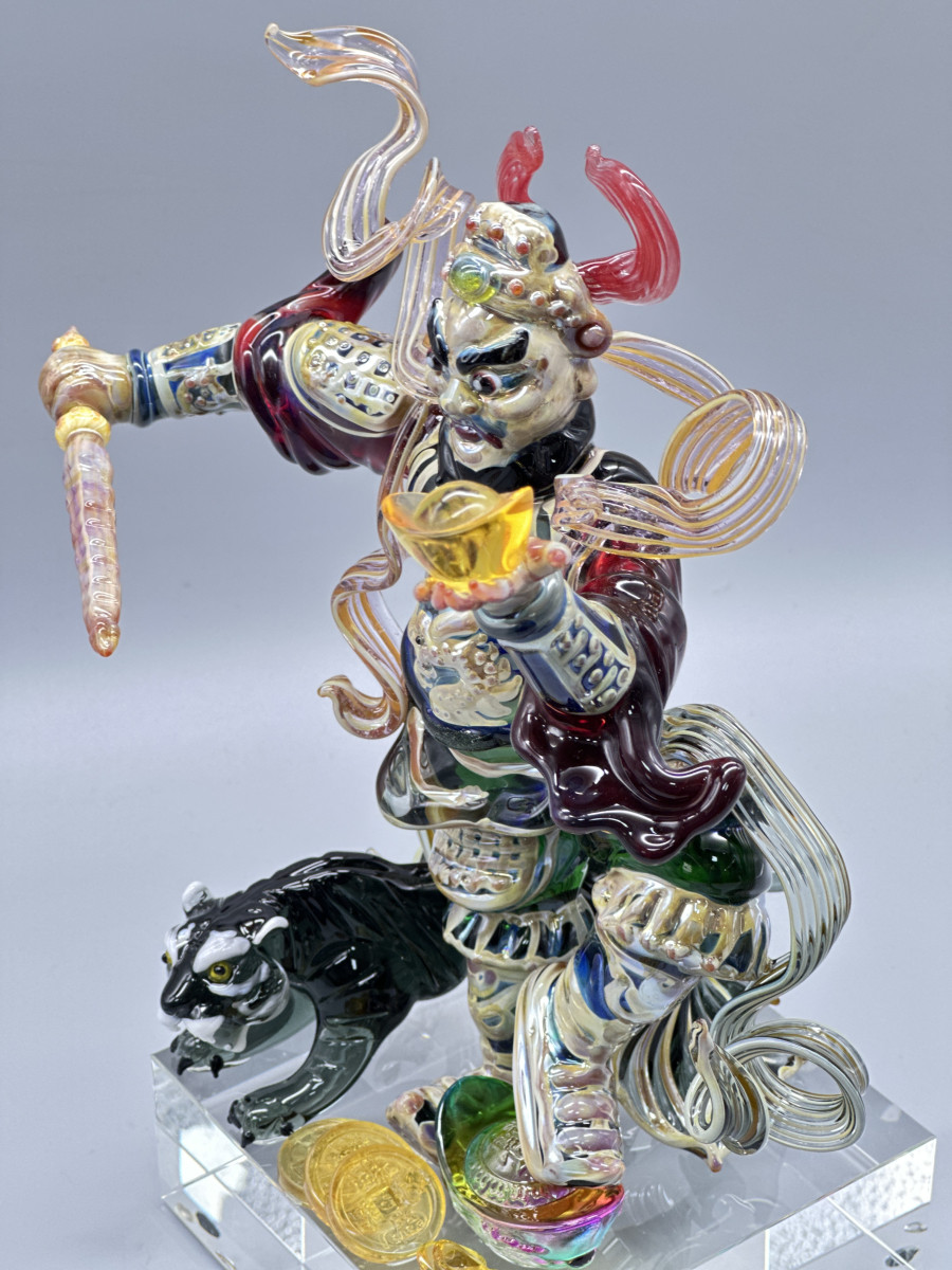 武財神趙公明與黑虎・鎮寶威財 M588