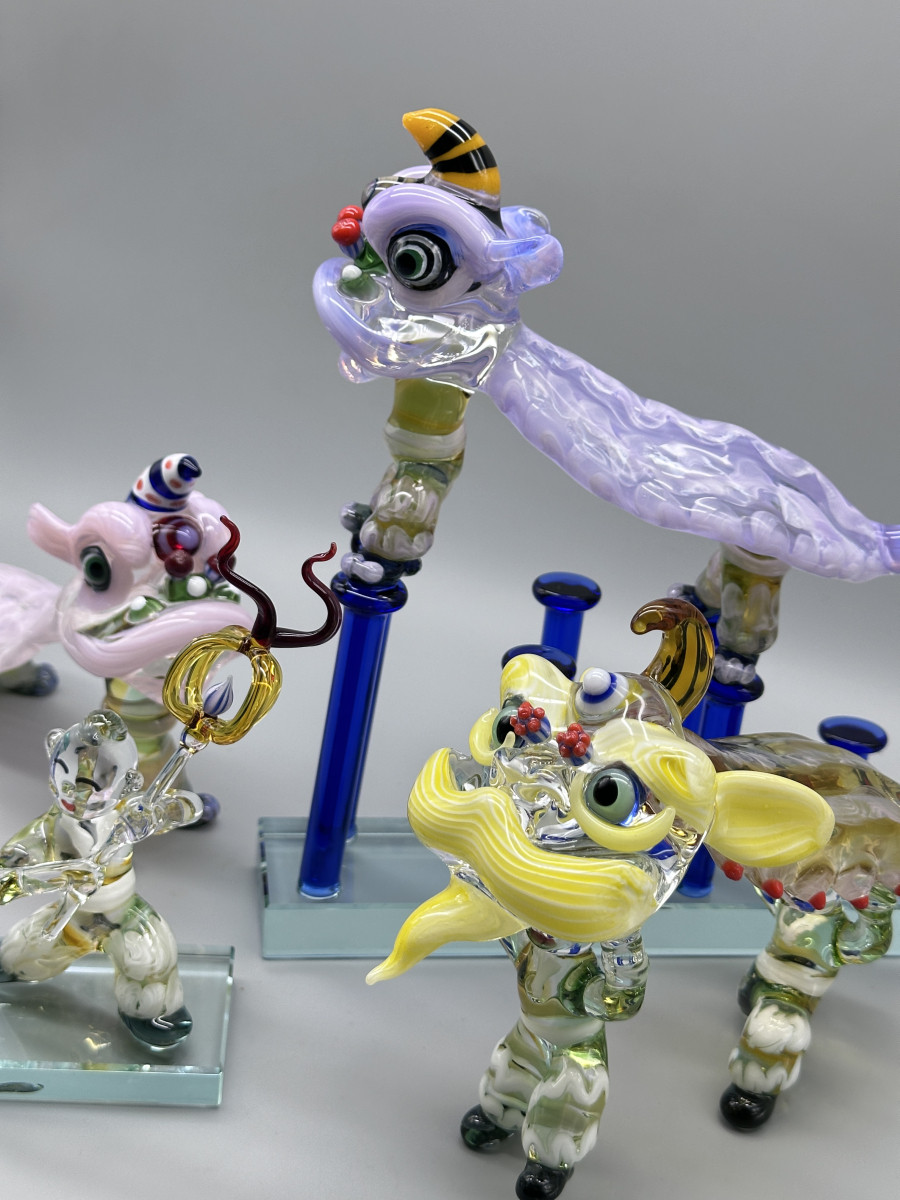 祥瑞玉獅-醒獅組M572