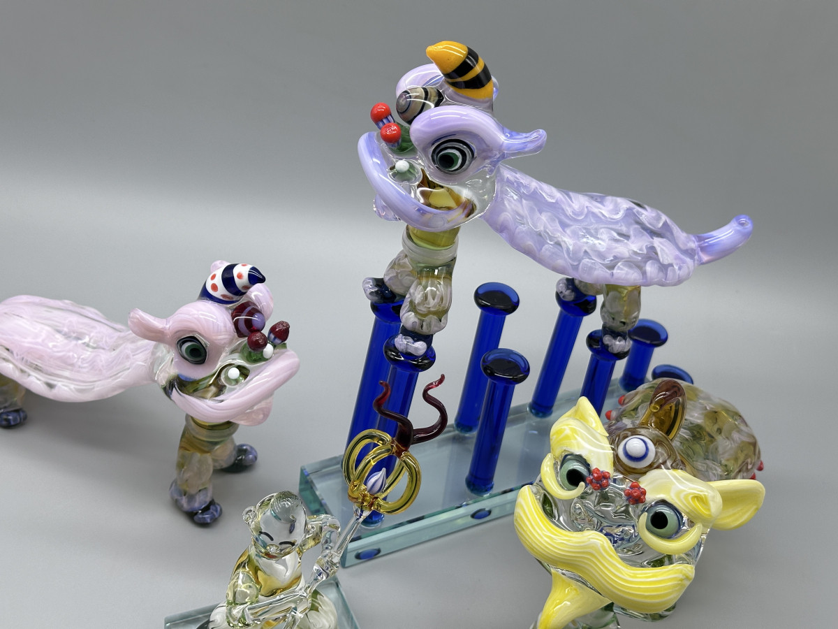 祥瑞玉獅-醒獅組M572