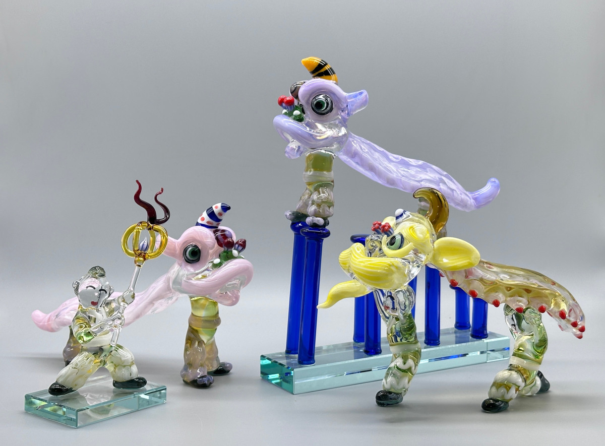 祥瑞玉獅-醒獅組M572