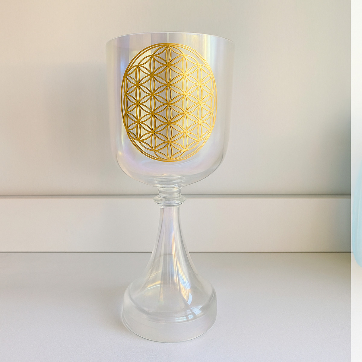 生命之花水晶聖杯/Quartz crystal singing holy grail