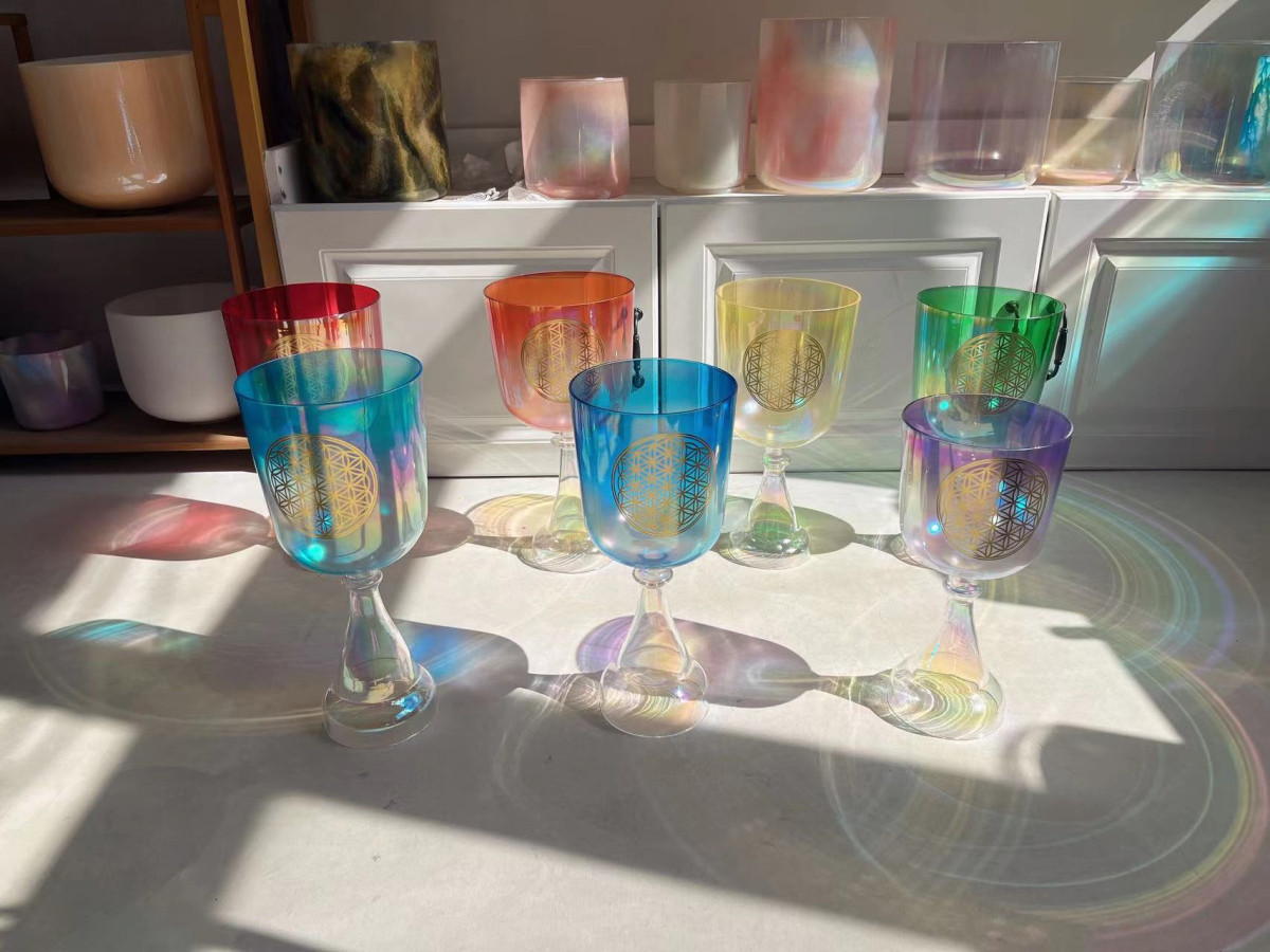 生命之花水晶聖杯/Quartz crystal singing holy grail