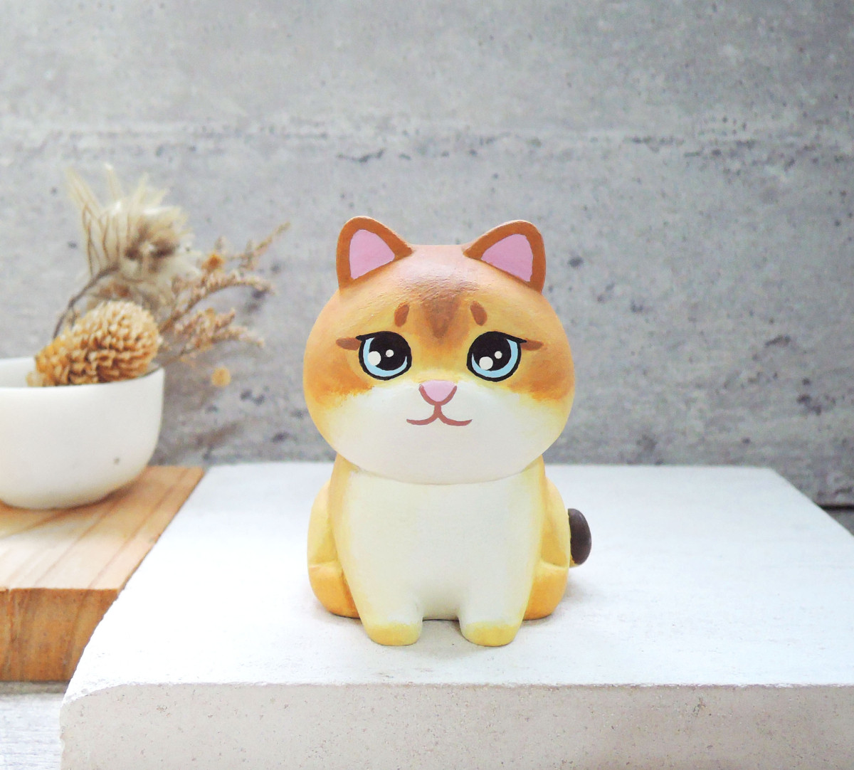 貓咪客製化公仔擺飾 來圖訂製 貓貓專區 手工雕刻小木雕 公仔