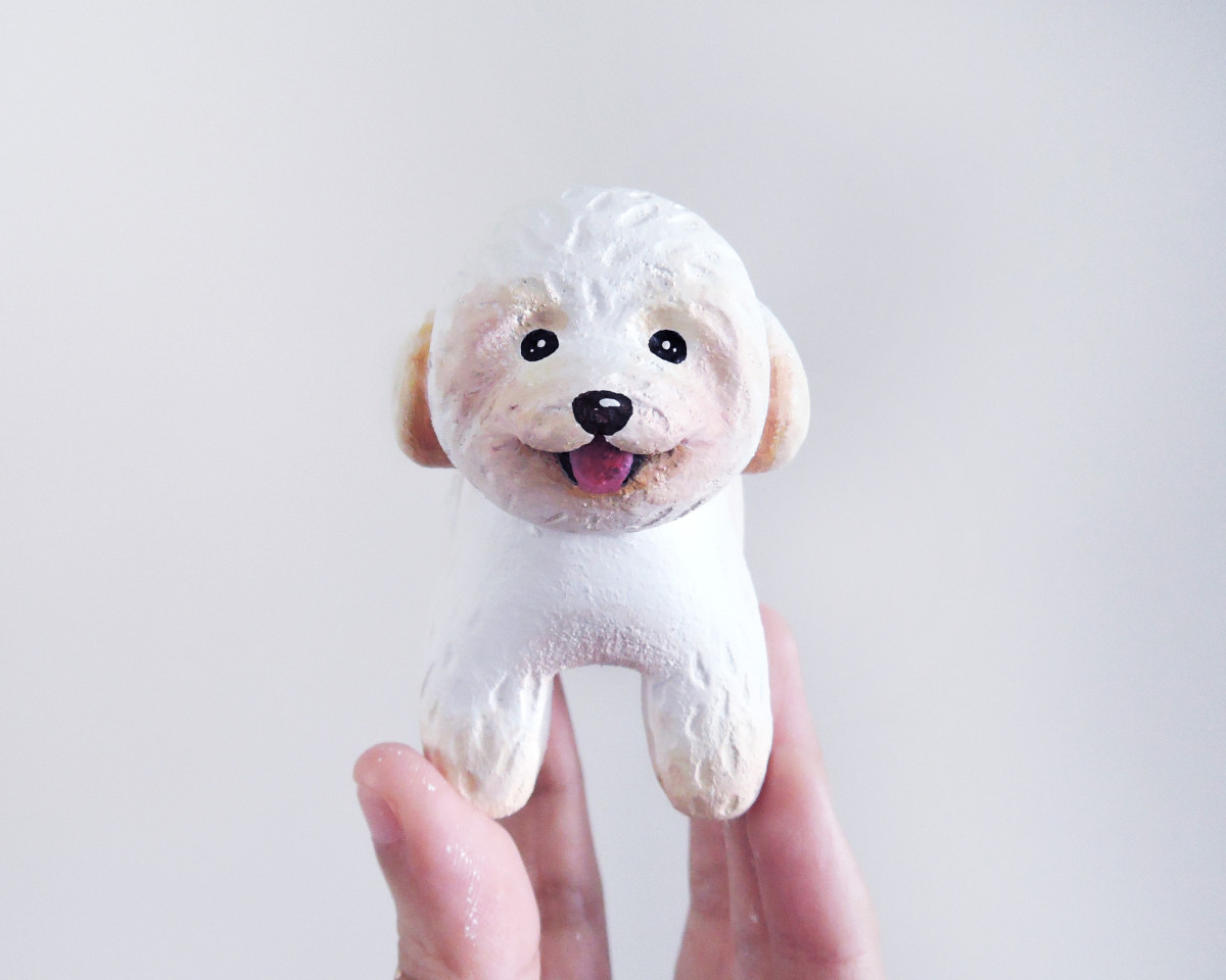 客製化狗狗公仔擺飾 來圖訂製 手工雕刻療癒小木雕 公仔擺飾