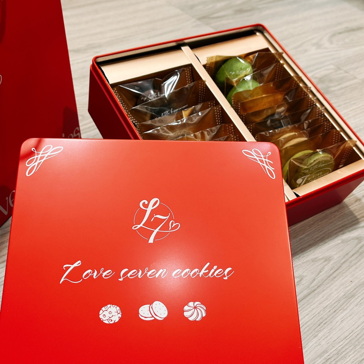 L7精緻手工餅乾鐵盒 24入