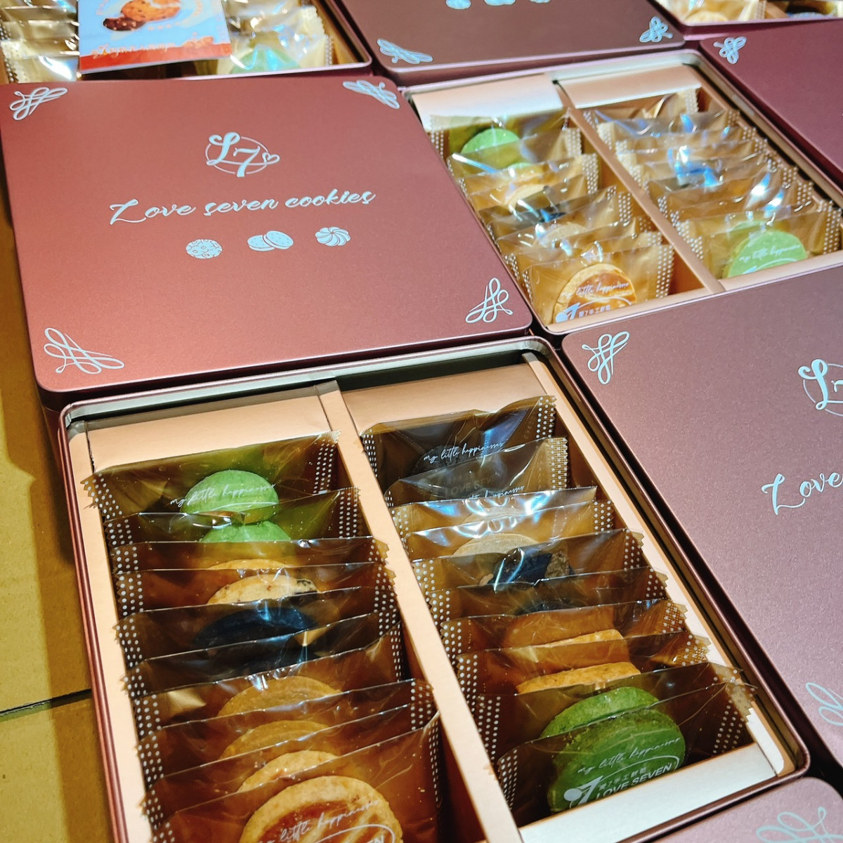 L7精緻手工餅乾鐵盒 24入