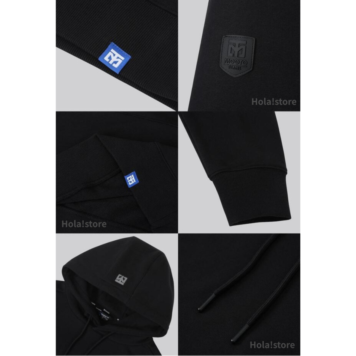 MOOTO DAYPICK HOODIE 運動連帽上衣 - 黑色