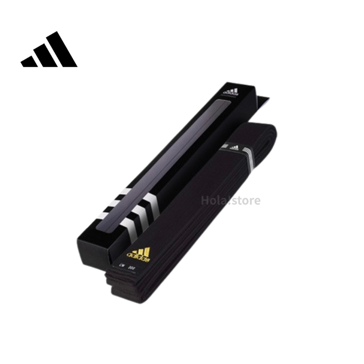 ADIDAS 愛迪達 雙圈跆拳道黑帶