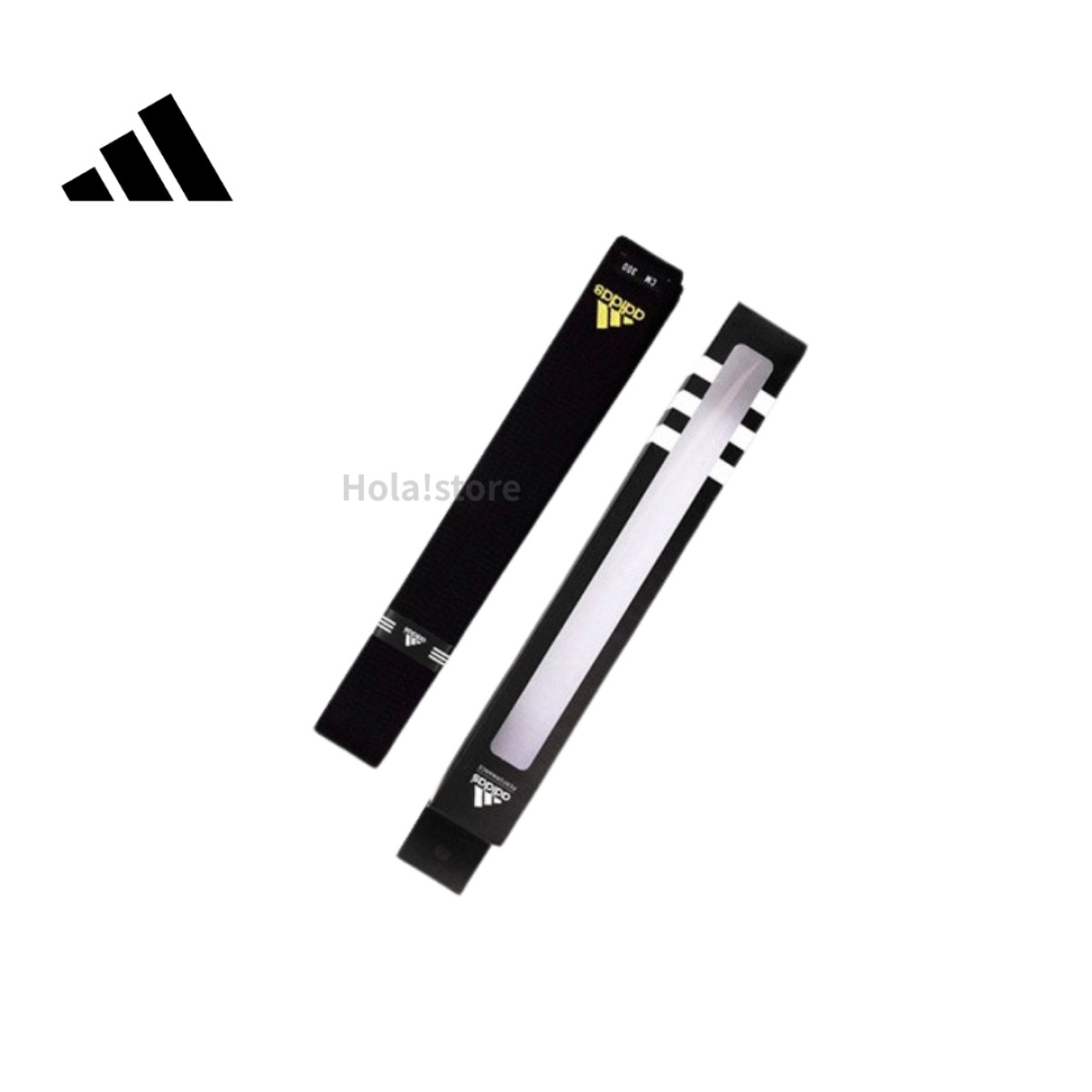 ADIDAS 愛迪達 雙圈跆拳道黑帶