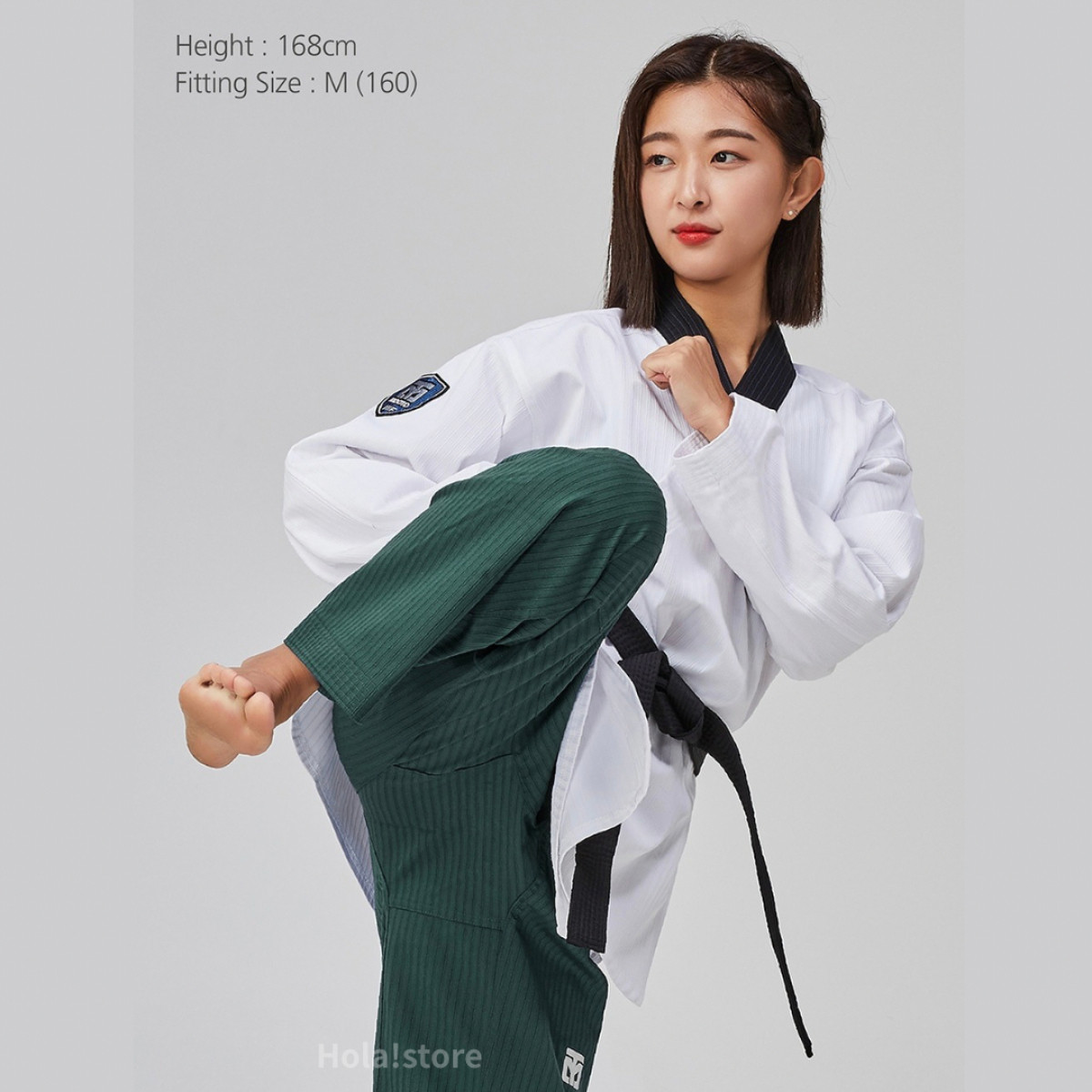 MOOTO 3F 示範隊 菁英跆拳道服 - 綠色