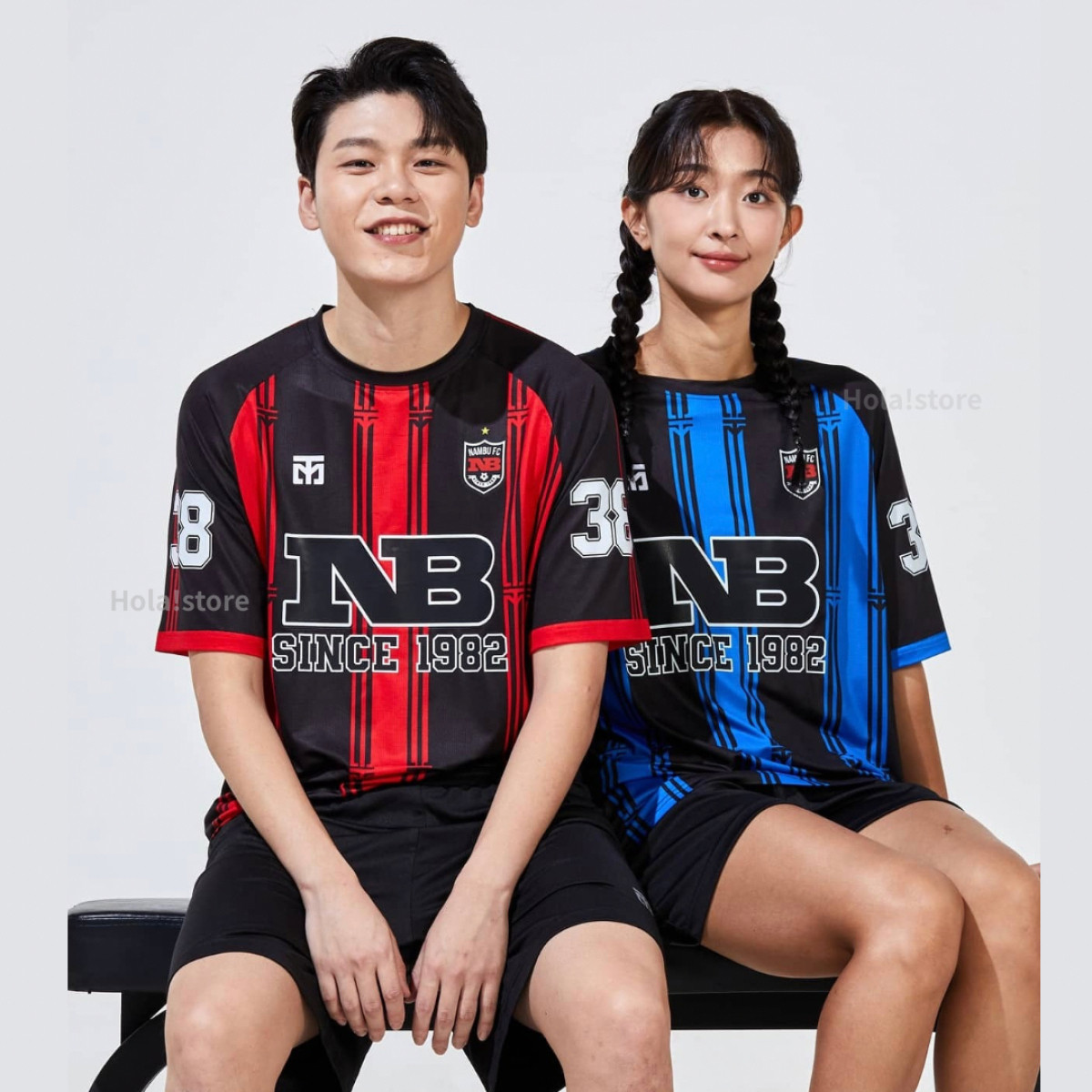 MOOTO STRIPE UNIFORM 條紋系列機能運動上衣 - 經典紅