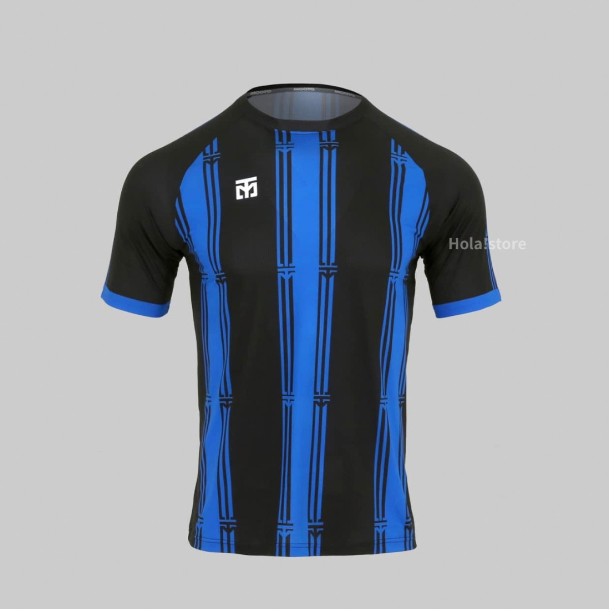 MOOTO STRIPE UNIFORM 條紋系列機能運動上衣 - 藍色