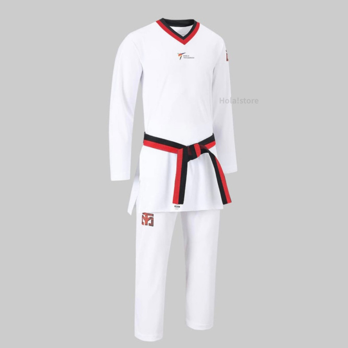 MOOTO EXTERA PRO 3 奧運縮口型 紅黑領 跆拳道服