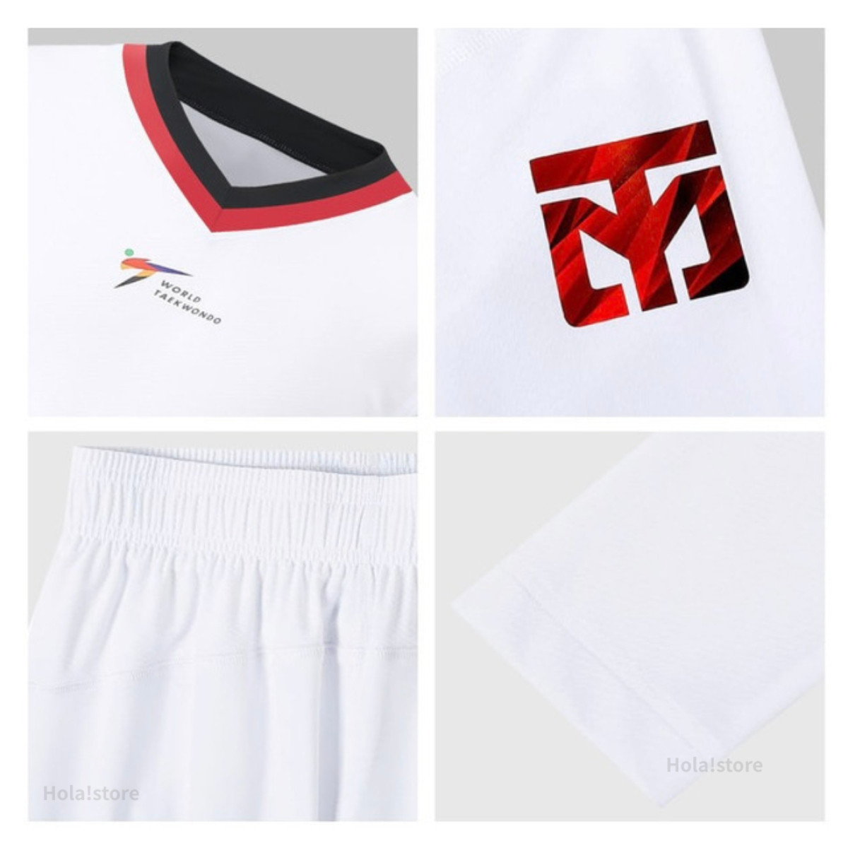 MOOTO EXTERA PRO 3 奧運縮口型 紅黑領 跆拳道服