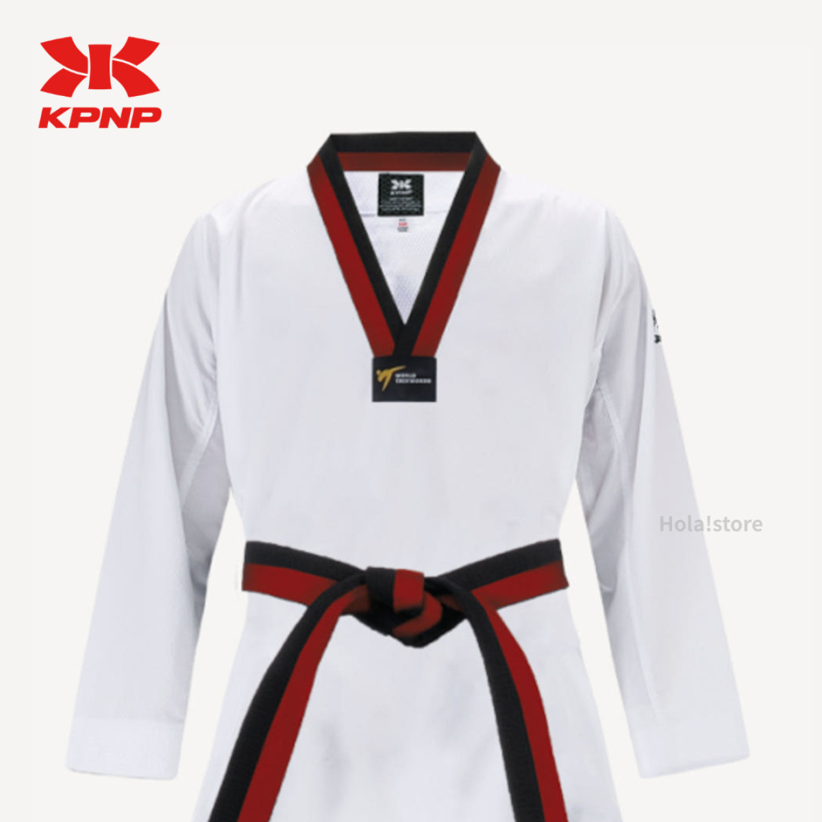 KPNP AUTHENTIC 紅黑領 透氣跆拳道服