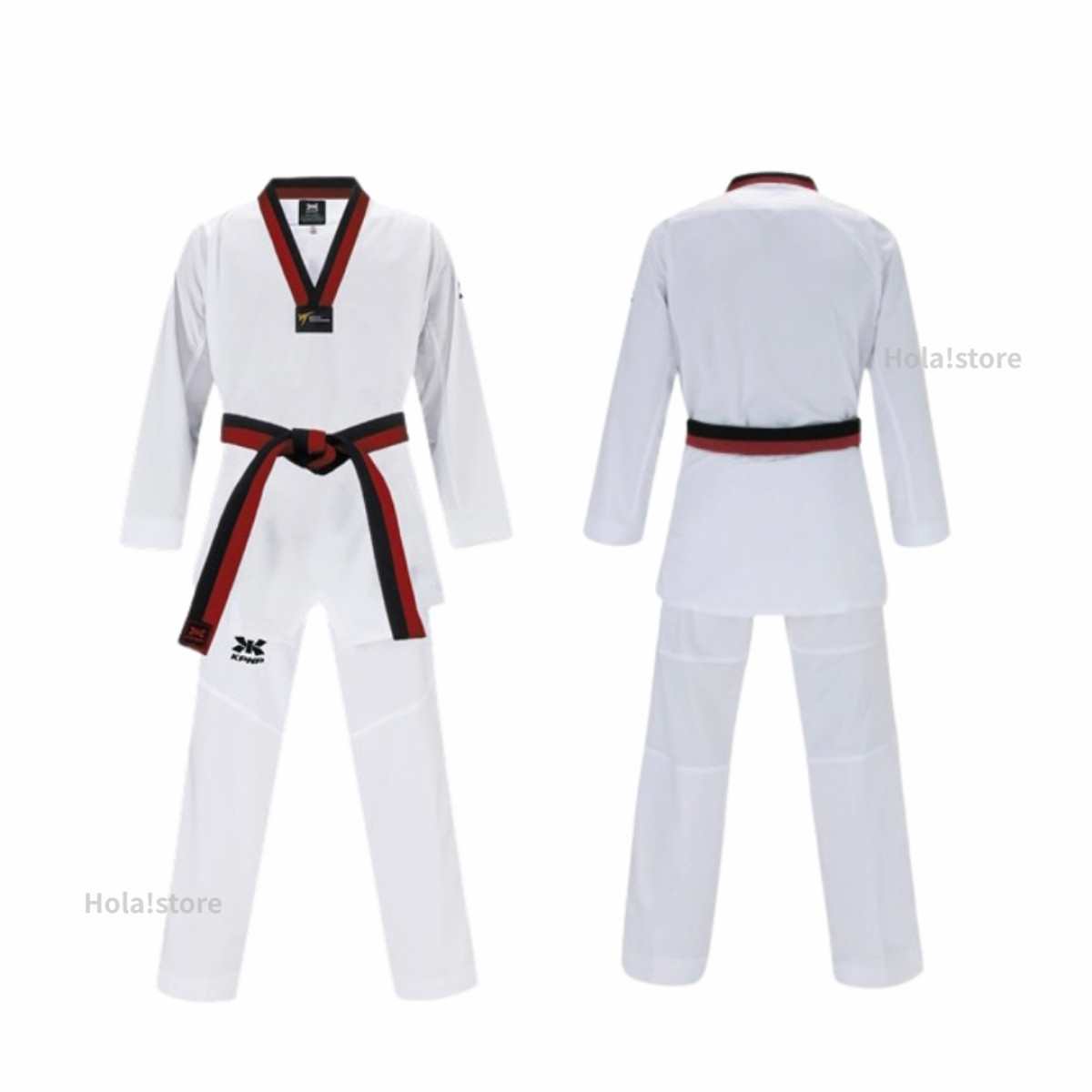 KPNP AUTHENTIC 紅黑領 透氣跆拳道服