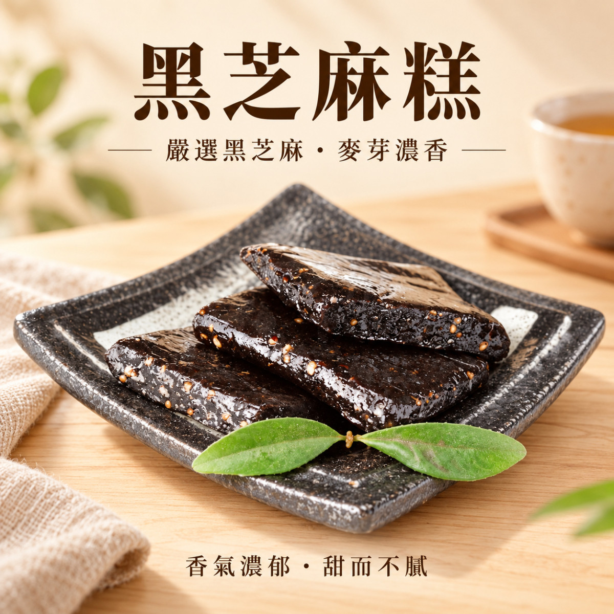 【醬媽媽】黑芝麻糕綜合｜原味、核桃、南瓜仁、黑芝麻糖 綜合四種口味  高鈣營養好，低糖低熱量，單口味包裝