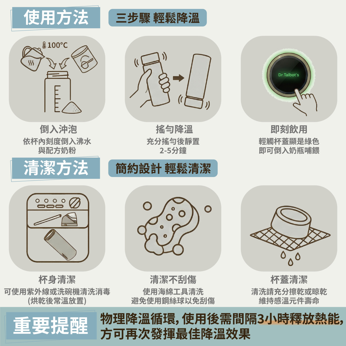 RapidCool快速降溫杯-奶白