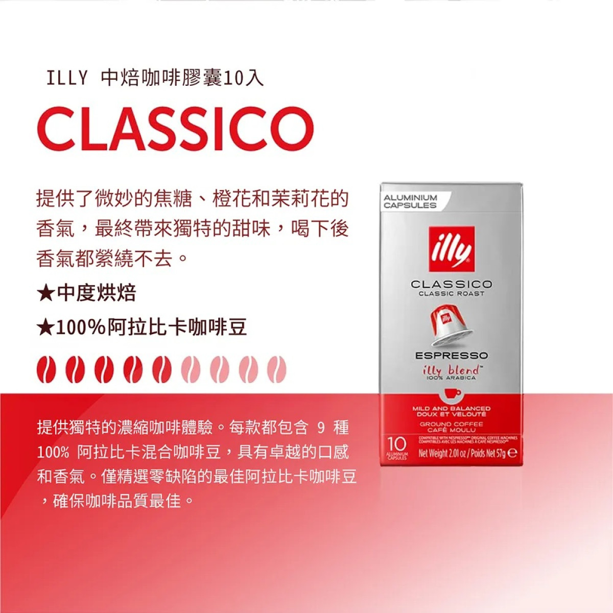 【會員年終回饋專屬/秒殺專案】世界知名/illy咖啡經典中焙咖啡膠囊10入/盒$120(原價450)《頂級咖啡膠囊/美味天花板/快易輕鬆享》