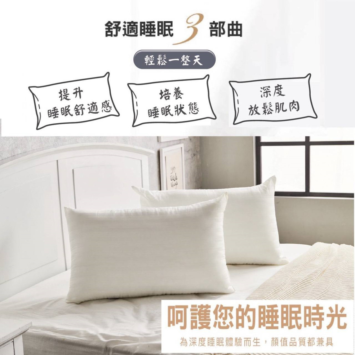 【MIT台灣精製/國際連鎖星級飯店指定採用/星級飯店專用枕】Ingrid英格麗/飯店專用高密度高級舒眠枕(1個免運)《一個專為打造深度睡眠體驗而生/顏值品質都兼具的好產品/黃金飯店指定枕頭》