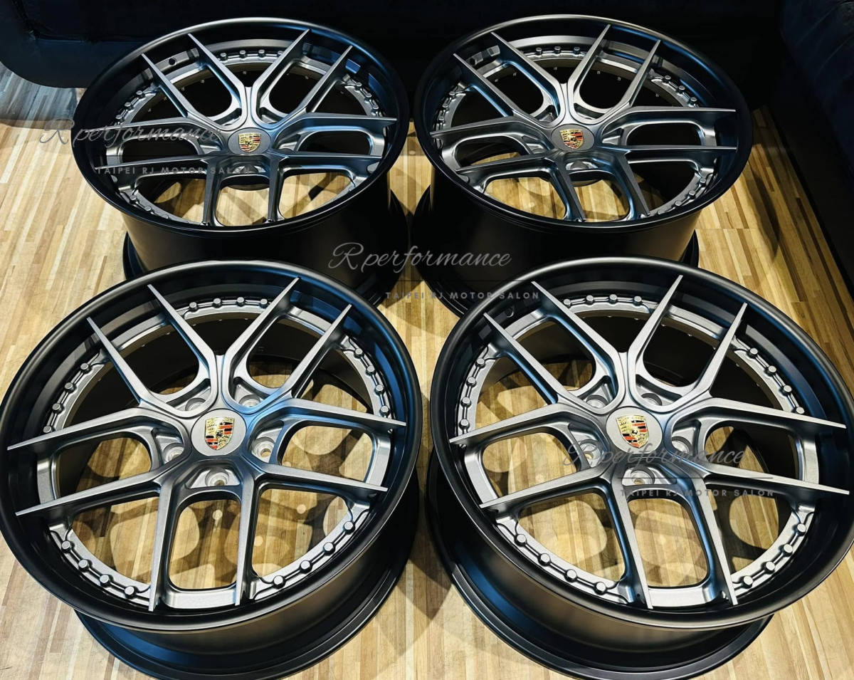 PROSCHE TAYCAN Wagon 21inch R-Fusion (雷界)Metal Gary 銷光灰