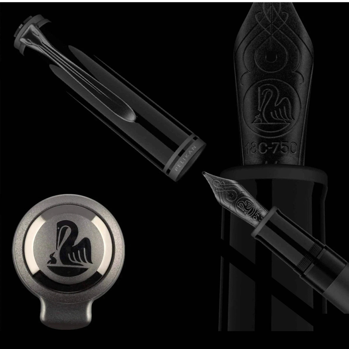 【長益鋼筆】pelikan 百利金 M809 Black Matte 黑色霧面特別版鋼筆 18K F尖 2026 德國